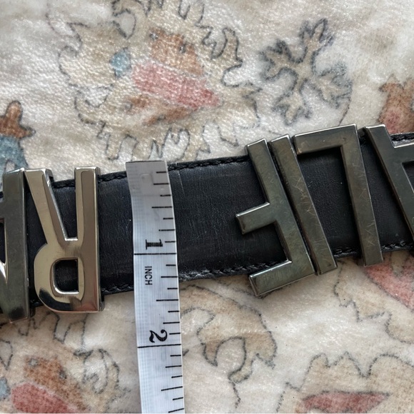 RARE Moschino By Redwall Mary Poppins Leather Belt - Picture 7 of 12